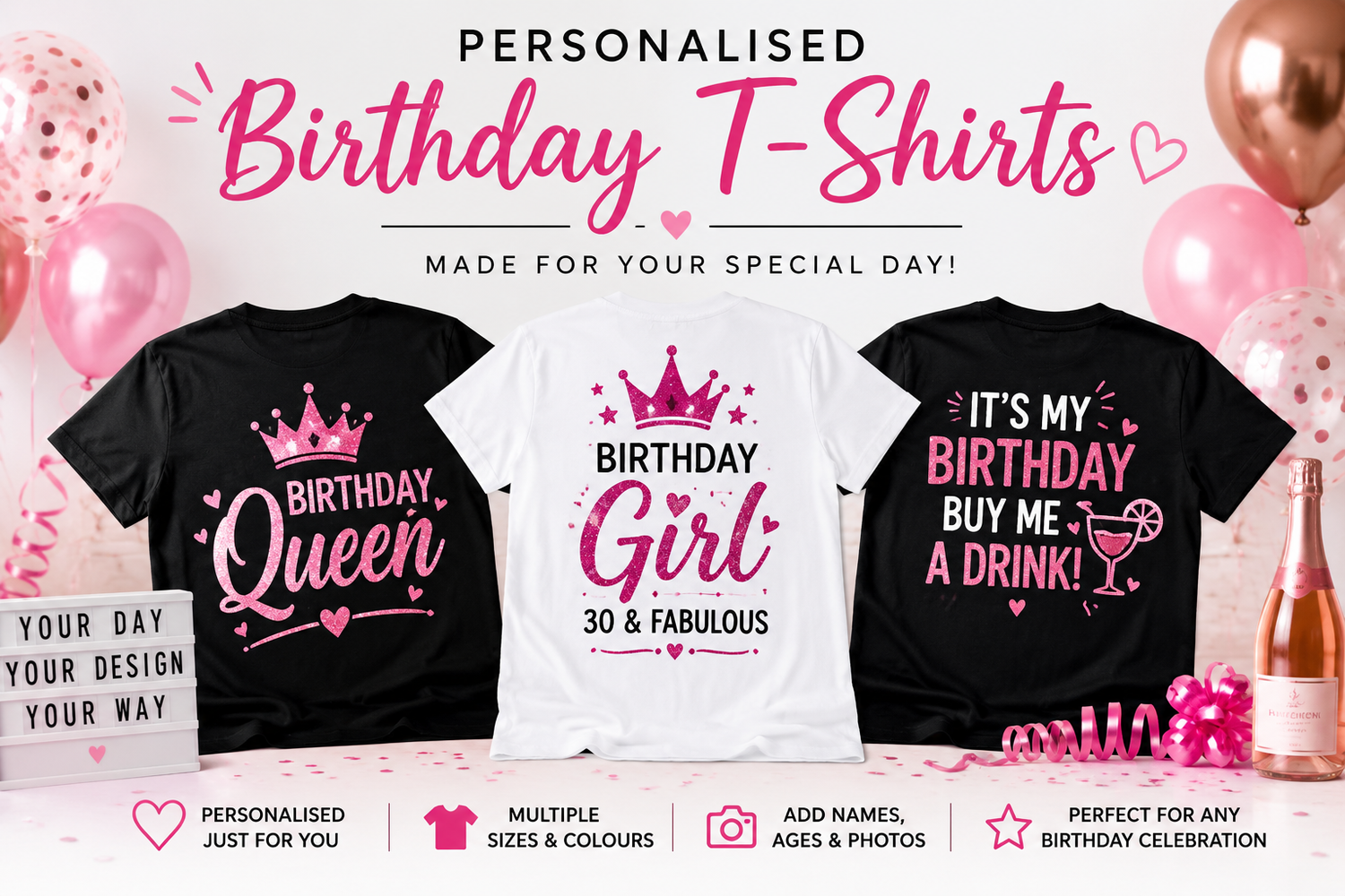Personalised Birthday T-Shirt