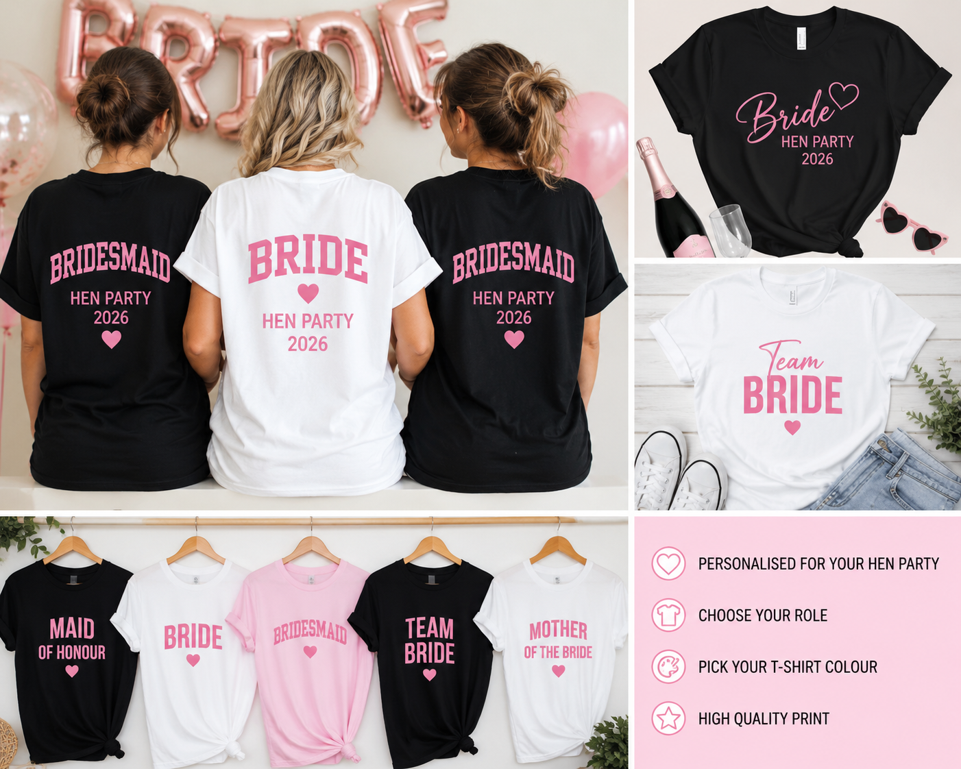 Personalised Hen Party T-Shirt