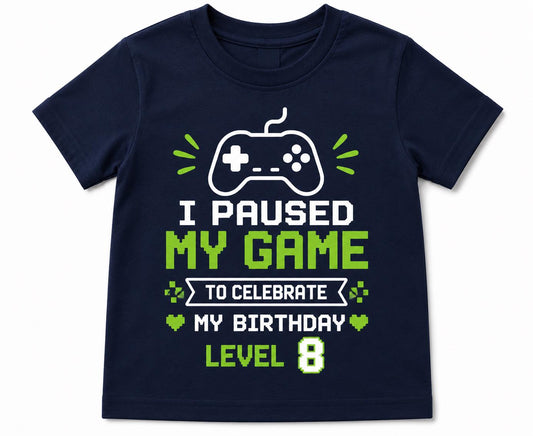 Personalised Gaming Birthday Baby Bodysuit | Custom Name & Age