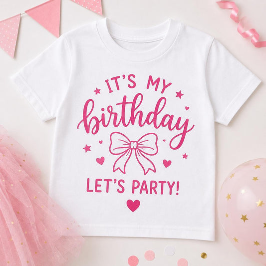 Personalised Birthday T-Shirt for Kids | Custom Name, Age, Theme Top