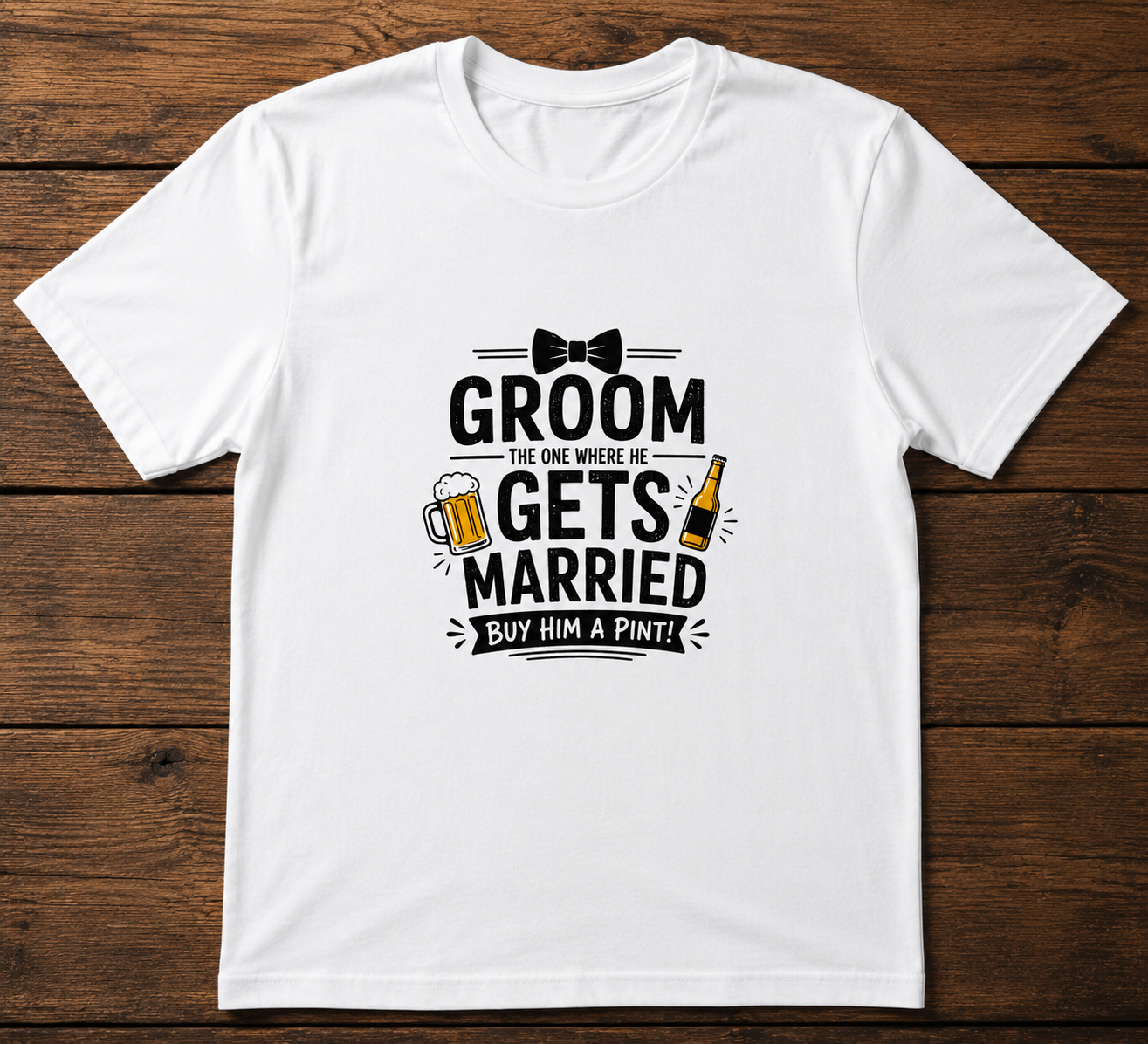 Personalised Stag Party T-Shirt